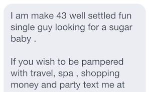 Tempting... but blocked.