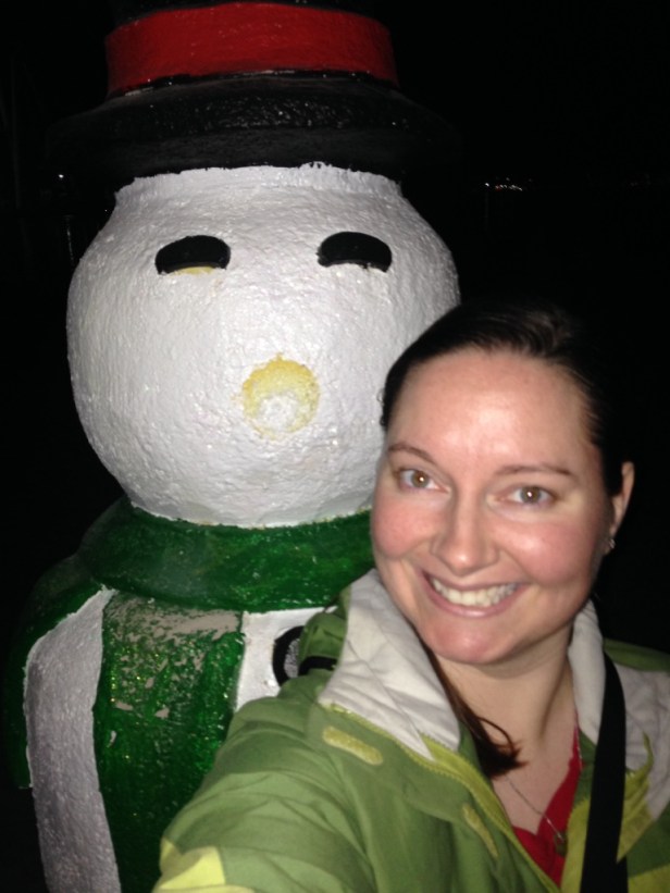 snowman selfie